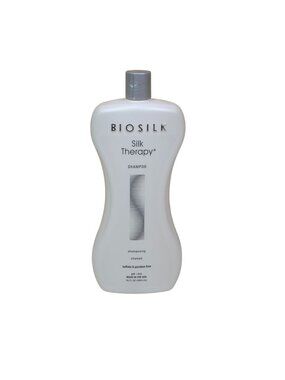 Biosilk Silk Therapy Shampoo 34 Oz Sulfate & Paraben-Free For All Hair Types Mad